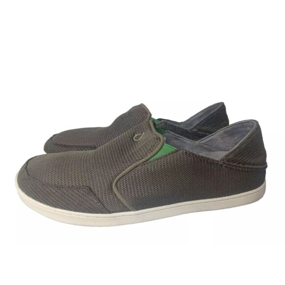 OLUKAI Nohea Mesh Shoes Mustang Lime Peel Size 11 M  Slip-On main image 5